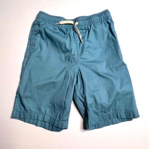 Boys Old Navy chino Teal draw string shorts